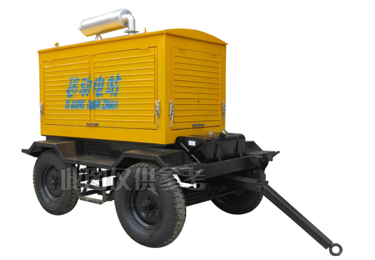 75KW柴油发电机组移动拖车